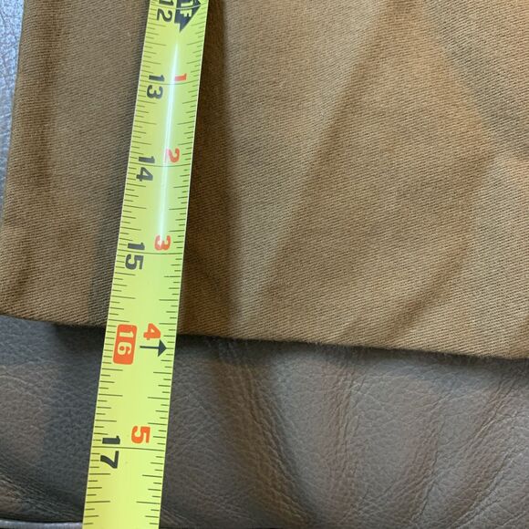 GUCCI Dust Bag Authentic Travel Storage Brown Drawstring Pouch Gold Logo 8”x16” - Picture 8 of 8